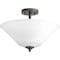 Progress Lighting Joy Collection Three-Light 16-5/8" Semi-Flush Convertible P3864-20W - alternate 1